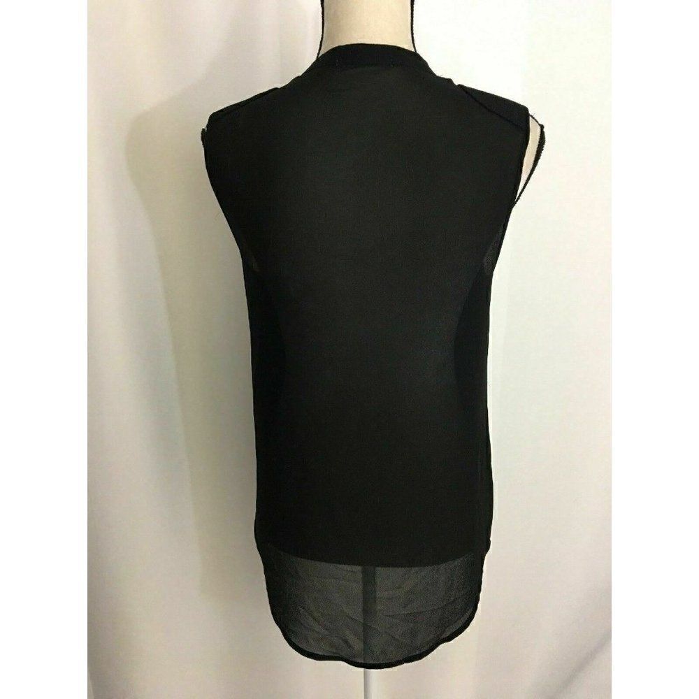 Decker Button Down Tank Top Sheer back - Picture 5 of 8